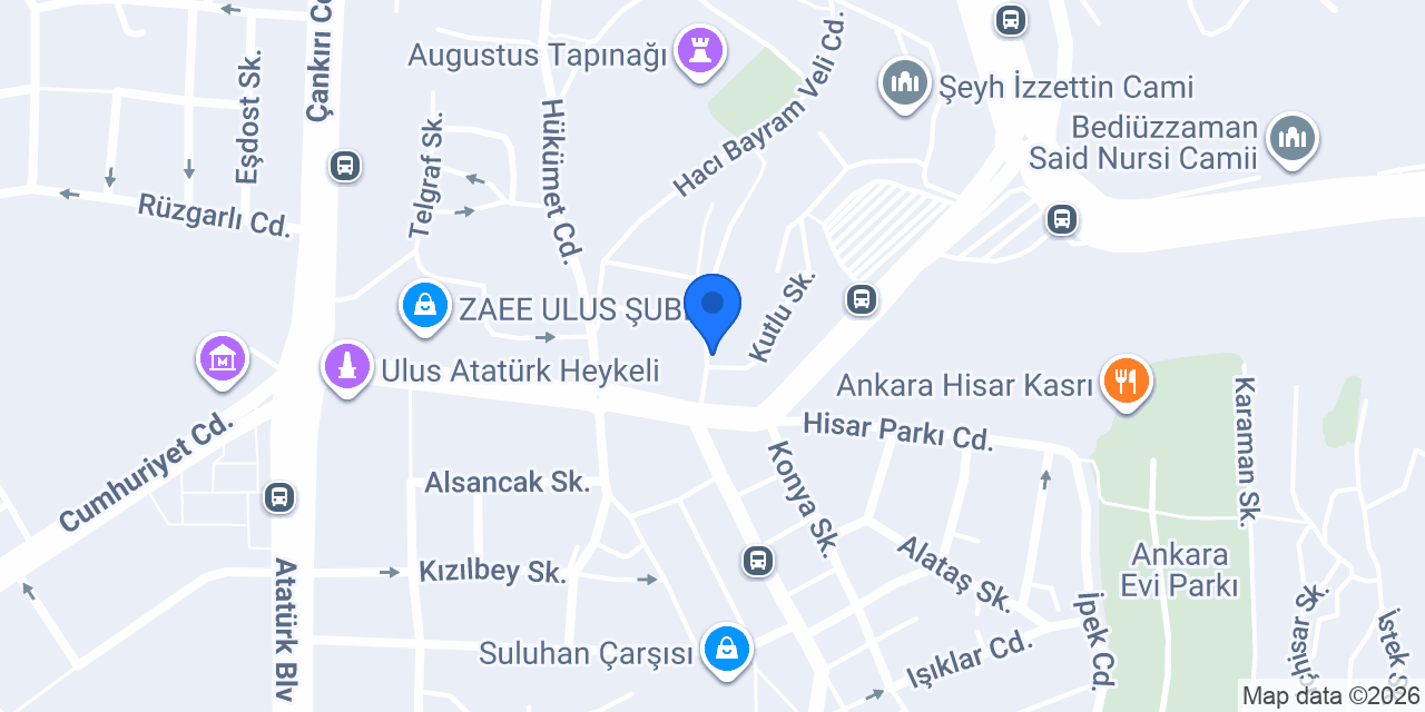 Tarihi Osmanlı Cafe konumu