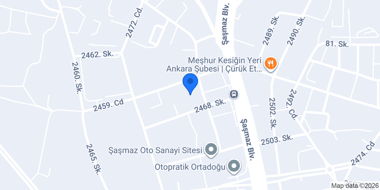 Sevil Otomotiv konumu
