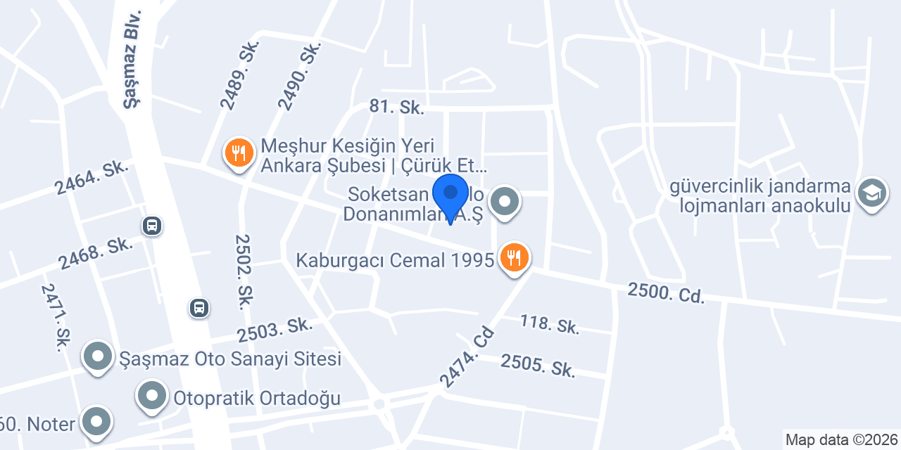 OTO AKBİL konumu