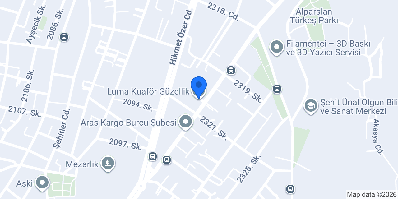 Luma Kuaför Güzellik konumu