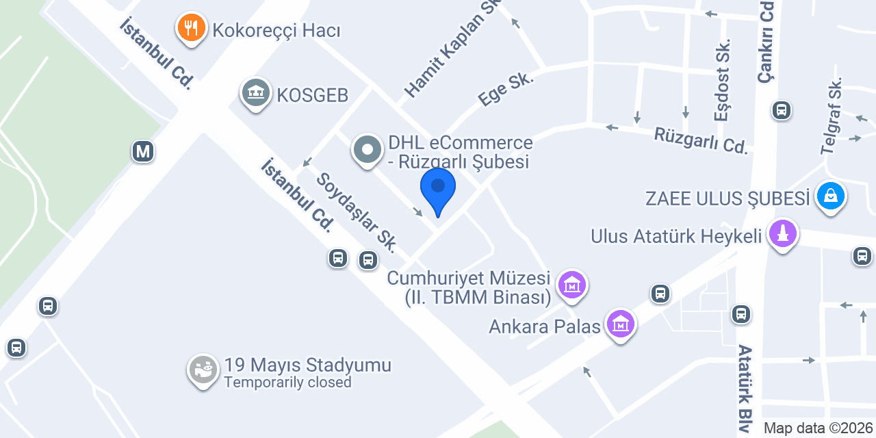 FBU BOYA ( Köroğlu Boya) konumu
