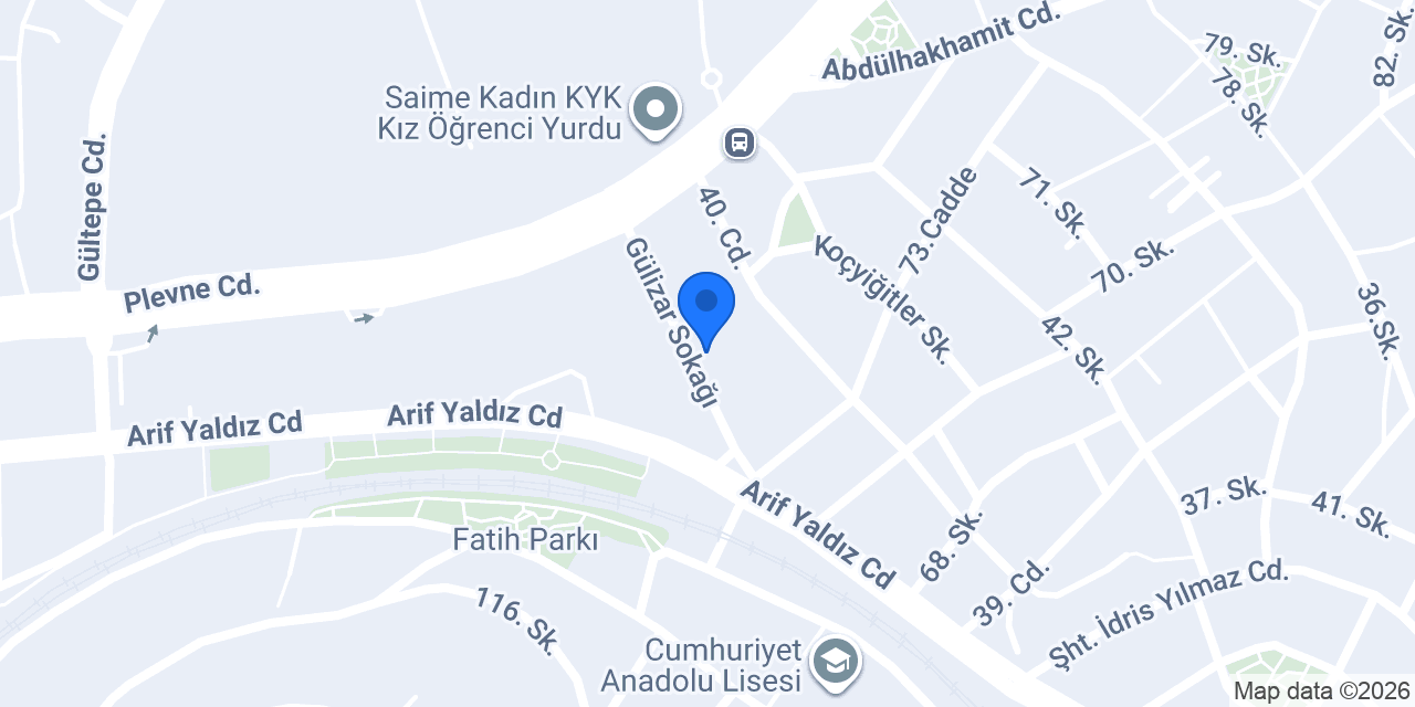 Yıldırım Gözleme Evi konumu