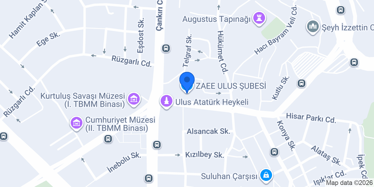 ULUS MEYDAN ECZANESİ konumu