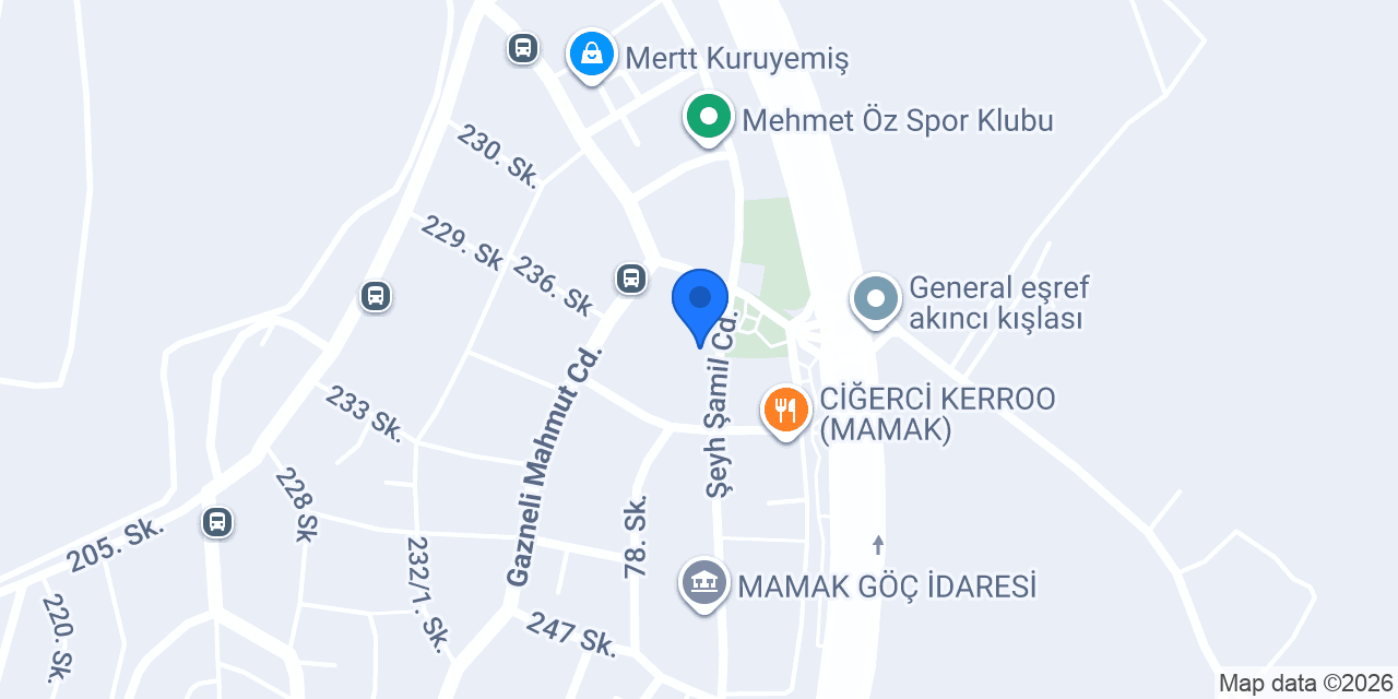 Duble Döner Pide konumu