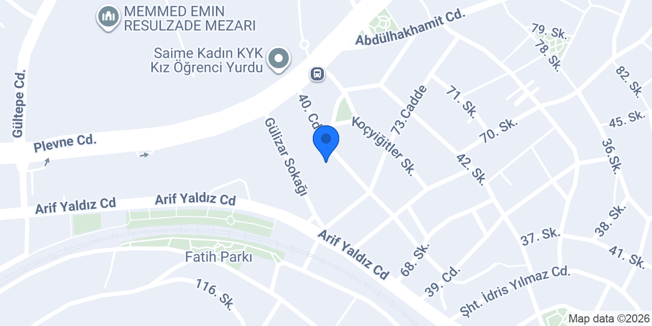 Hilal YILDIZ Kadın Kuaförü konumu