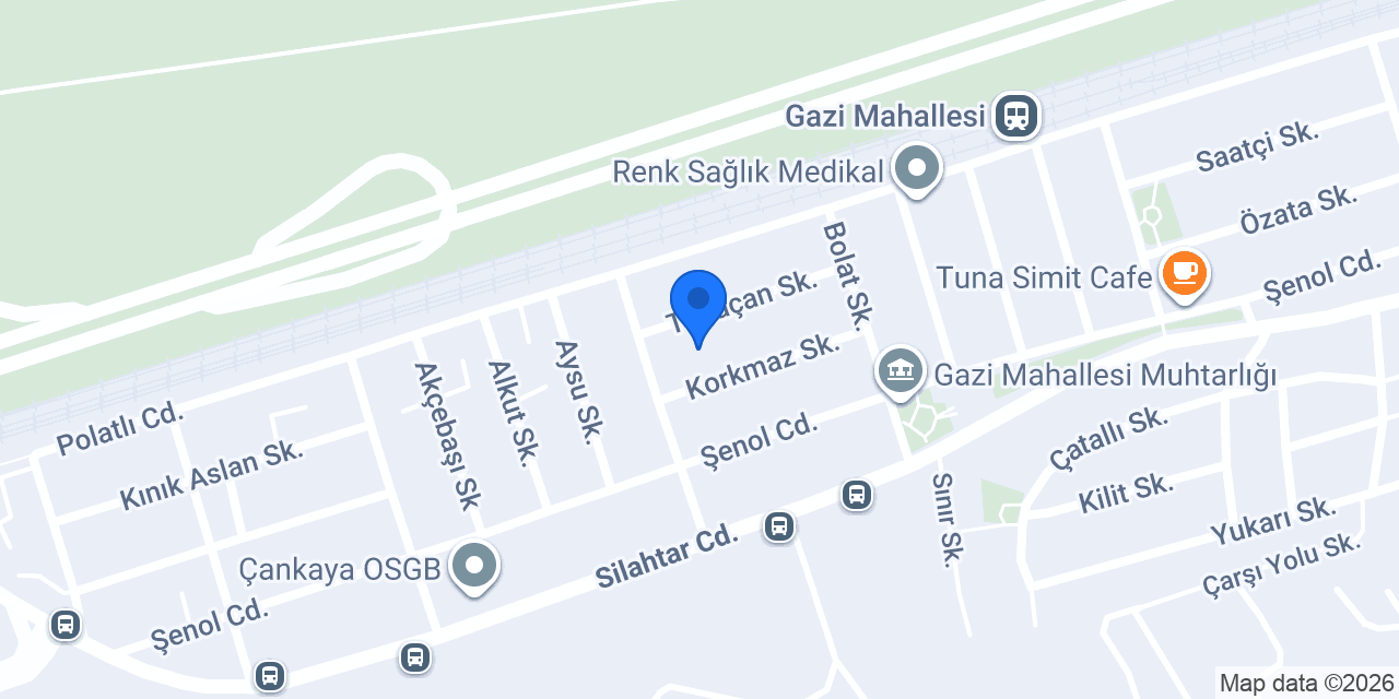 Gazi Ortaokulu konumu