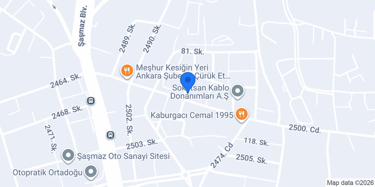 Kirazlı Otomotiv konumu