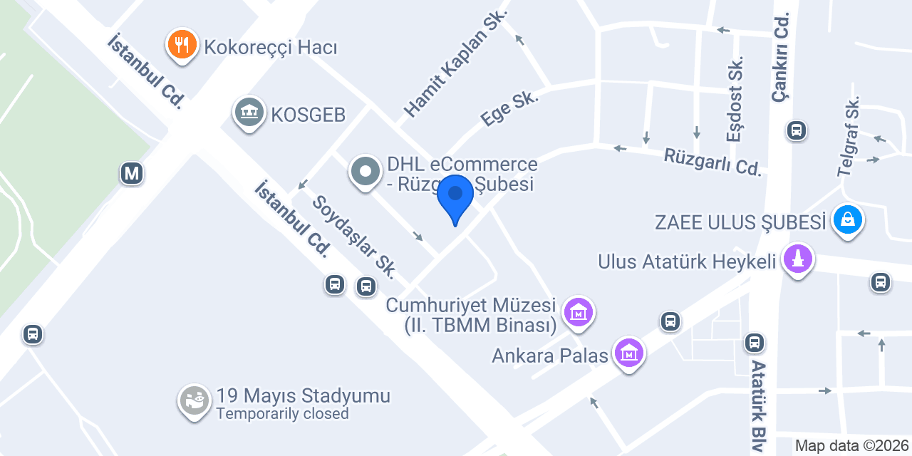 Ulus İşitme Cihazları Satış Merkezi konumu