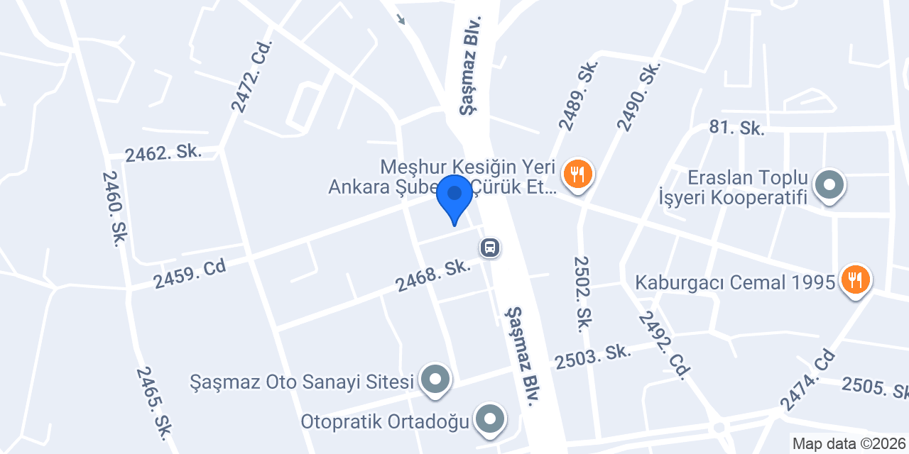 DEMİRAY OTOMOTİV konumu