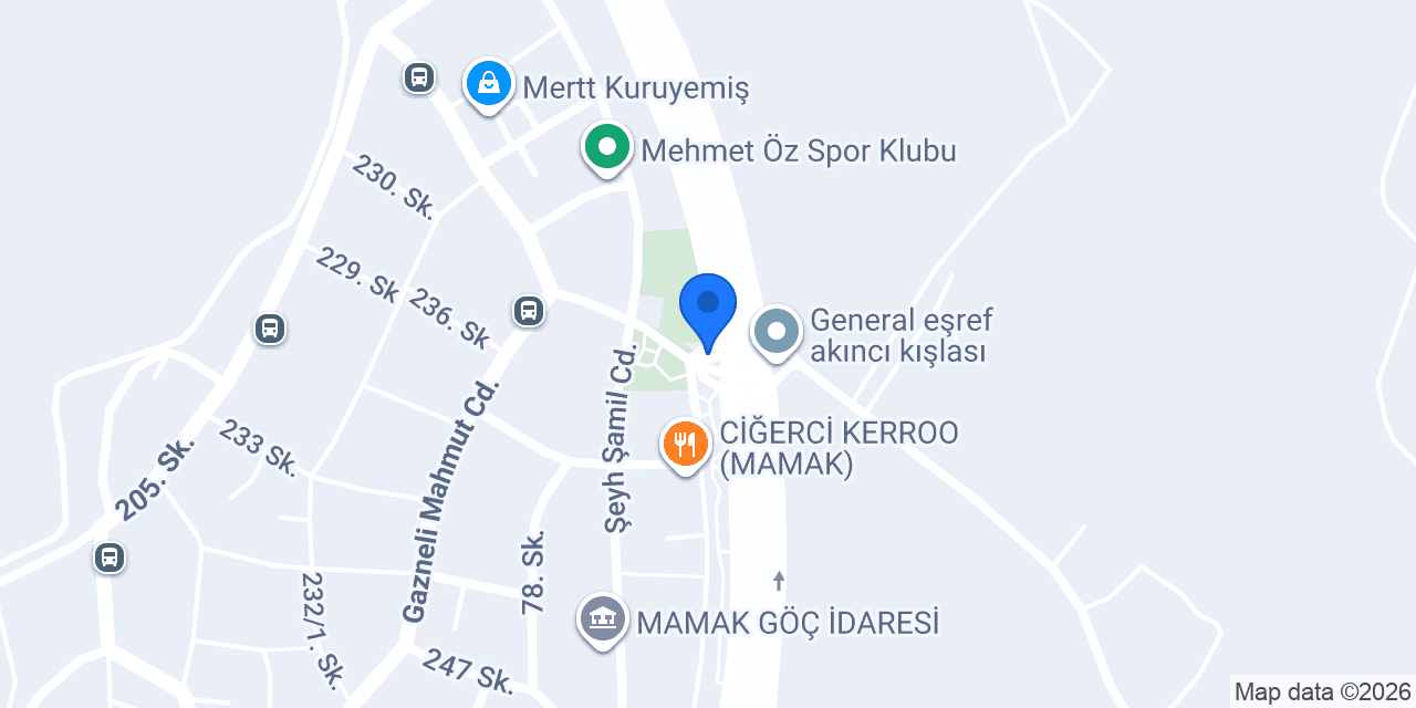 Mamak Ana Taksi konumu