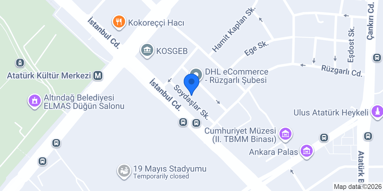 Üniter Emlak konumu