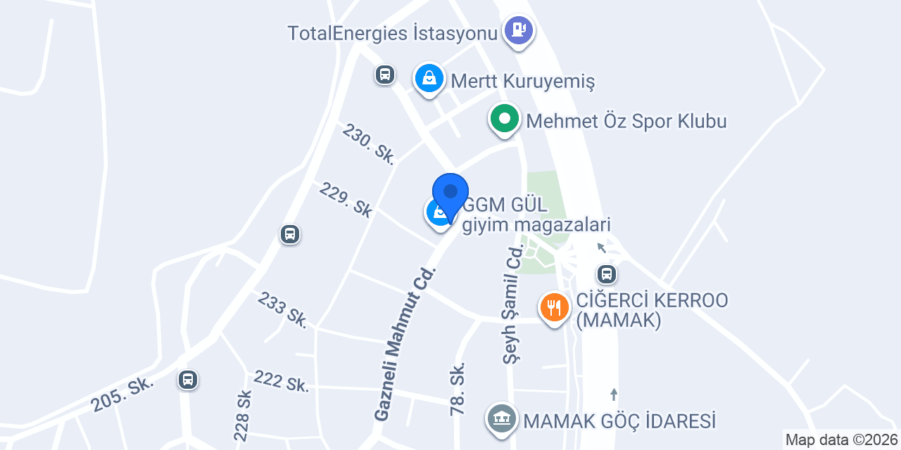 Altın Gross Karaağaç konumu