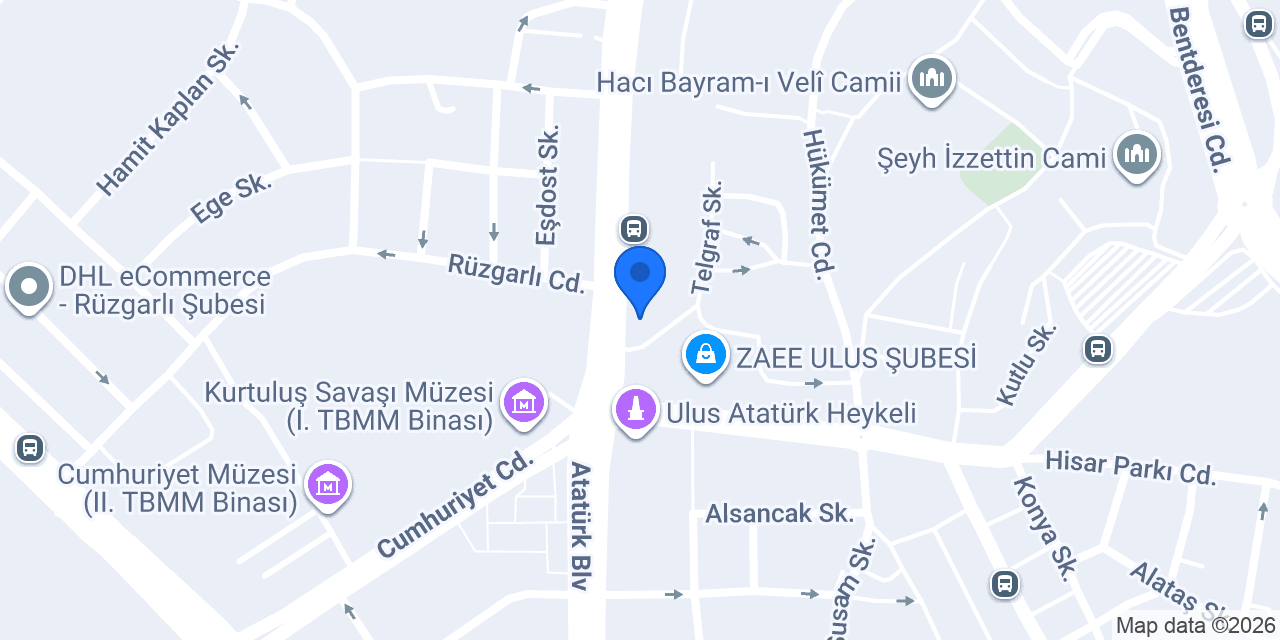 Türkiye İş Bankası İktisadi Bağımsızlık Müzesi konumu