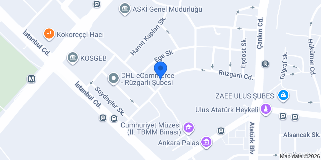 Hotel Akyüz konumu