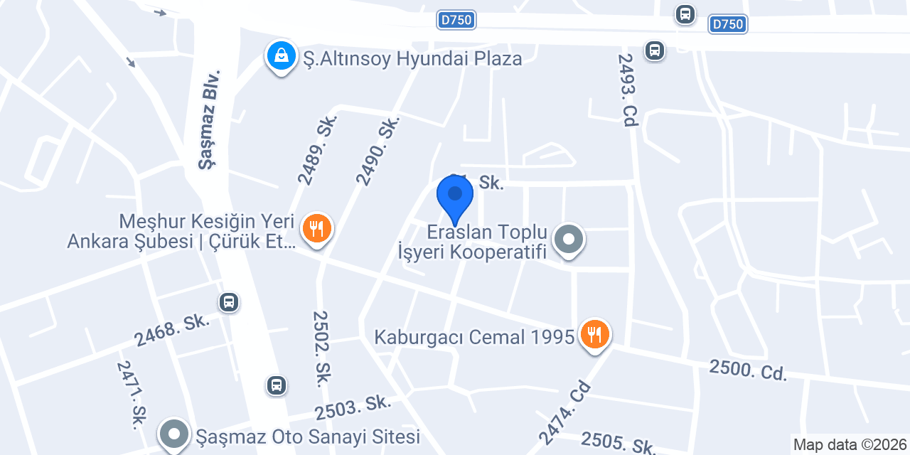 TERCAN OTO KİLİT konumu