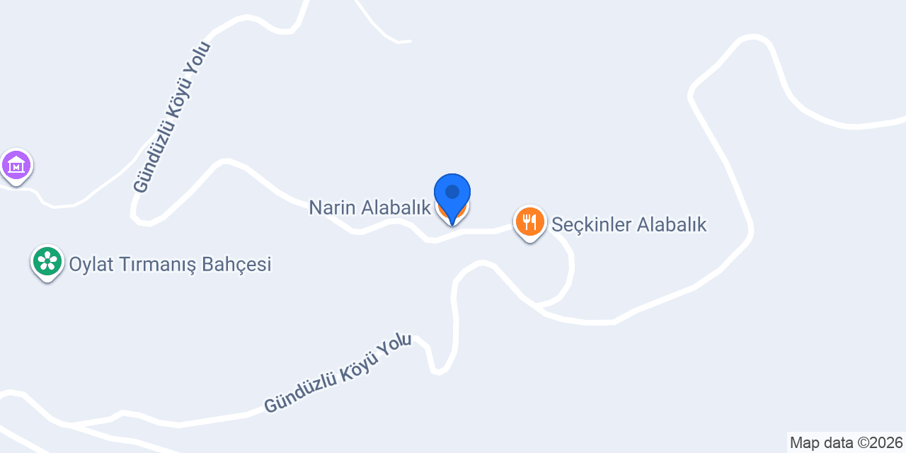 Narin Alabalık konumu