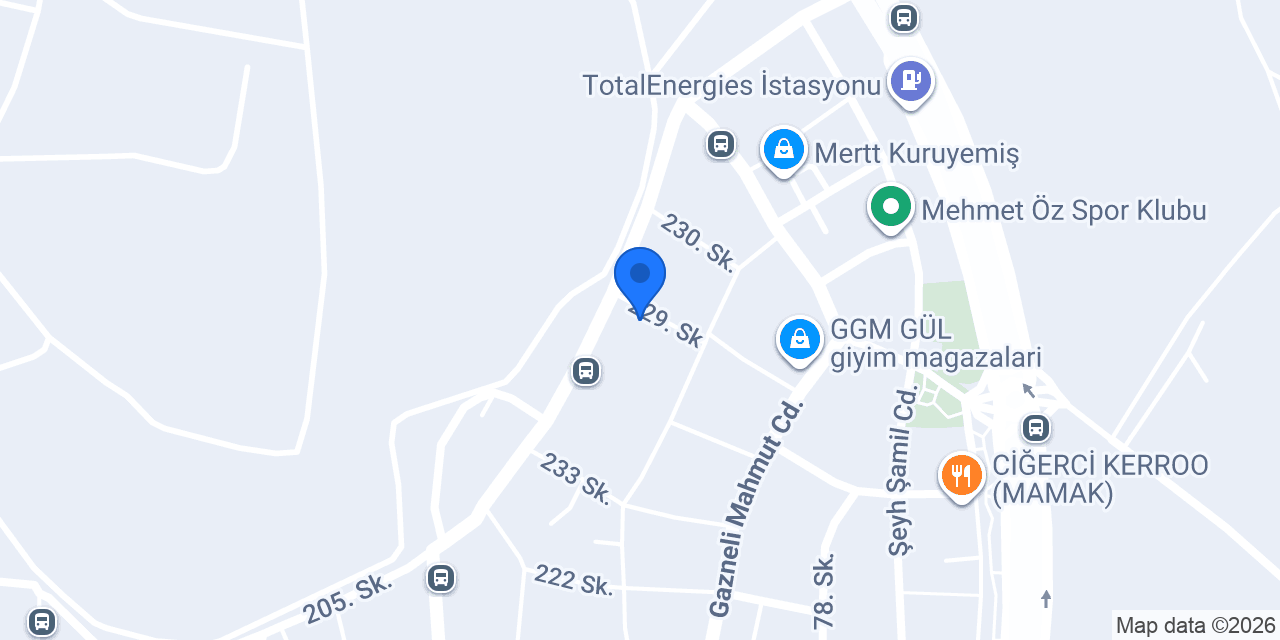 Erciyas Teknik Kombi & Şofben Tamir Bakım Servisi konumu