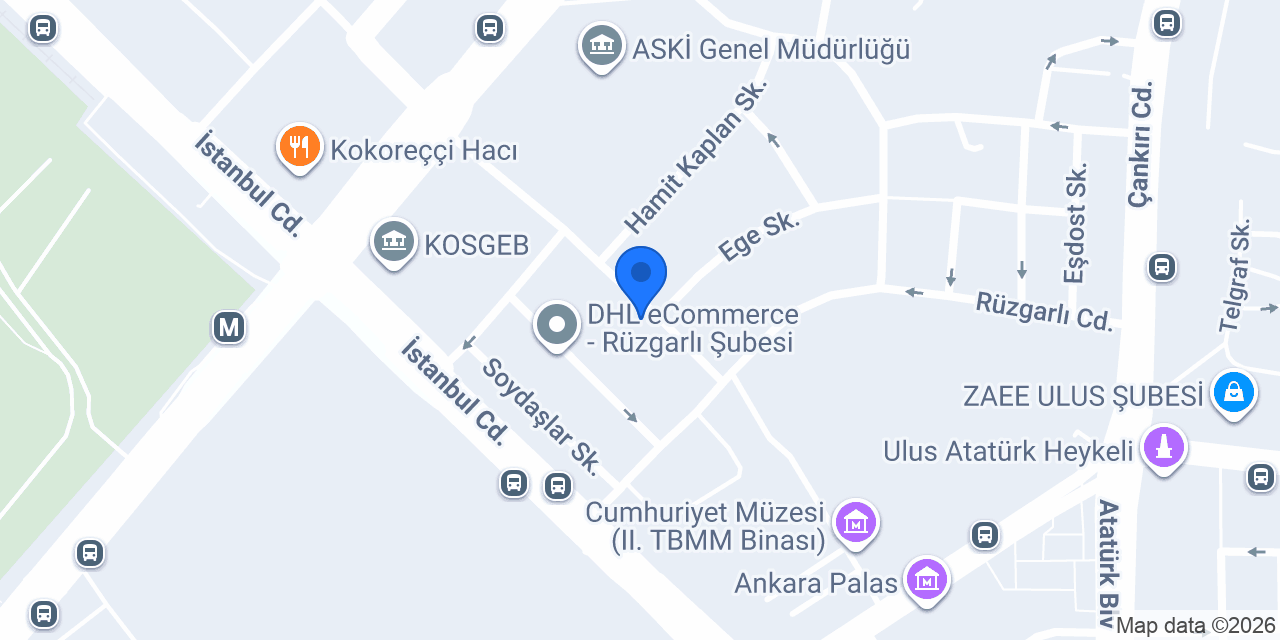 ÇALIŞKAN GROUP MEKANİK A.Ş konumu