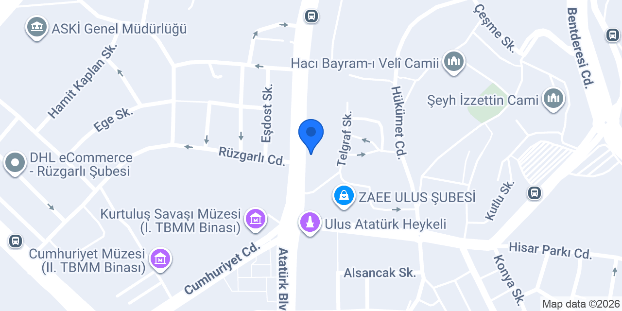 ASBÜ Hazine Müzesi konumu