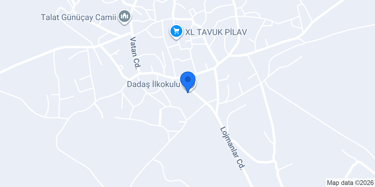 Dadaş İlkokulu konumu