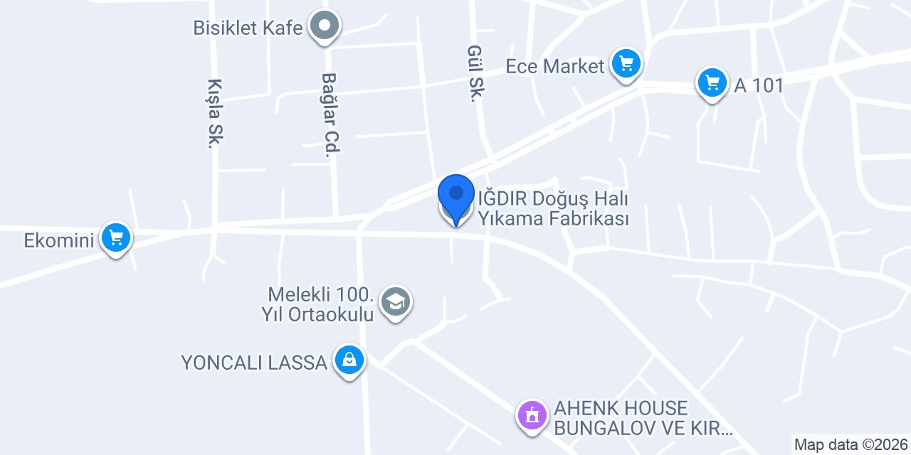 IĞDIR Doğuş Halı Yıkama Fabrikası konumu