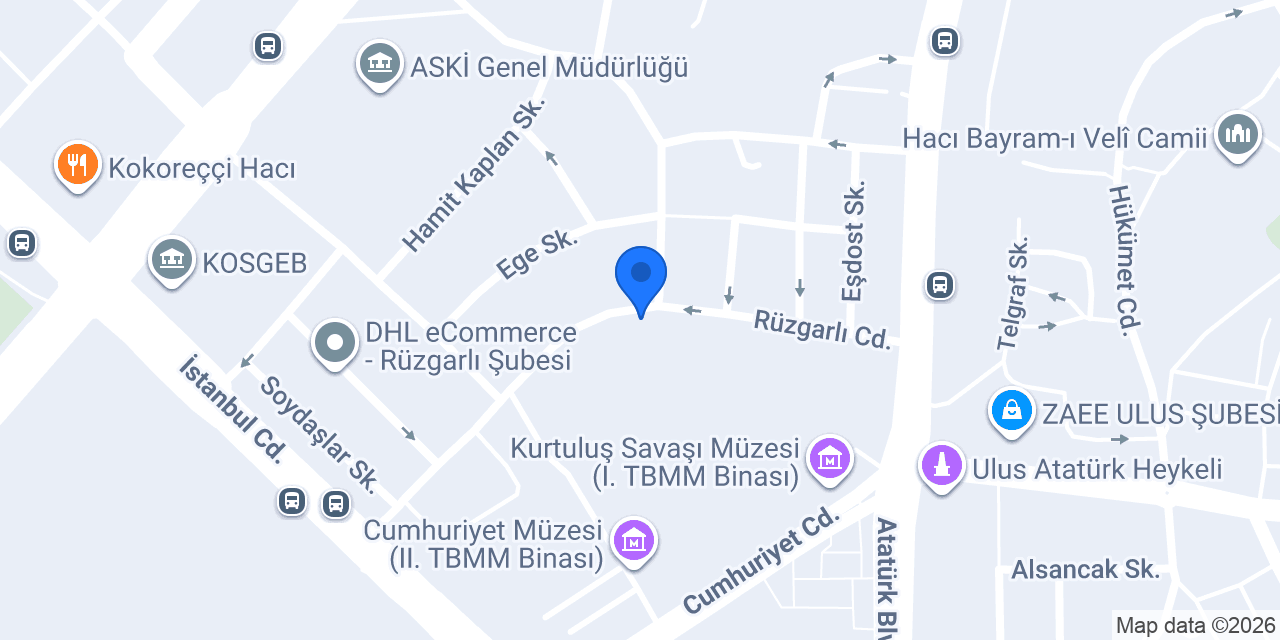 Gündeş Hotel konumu