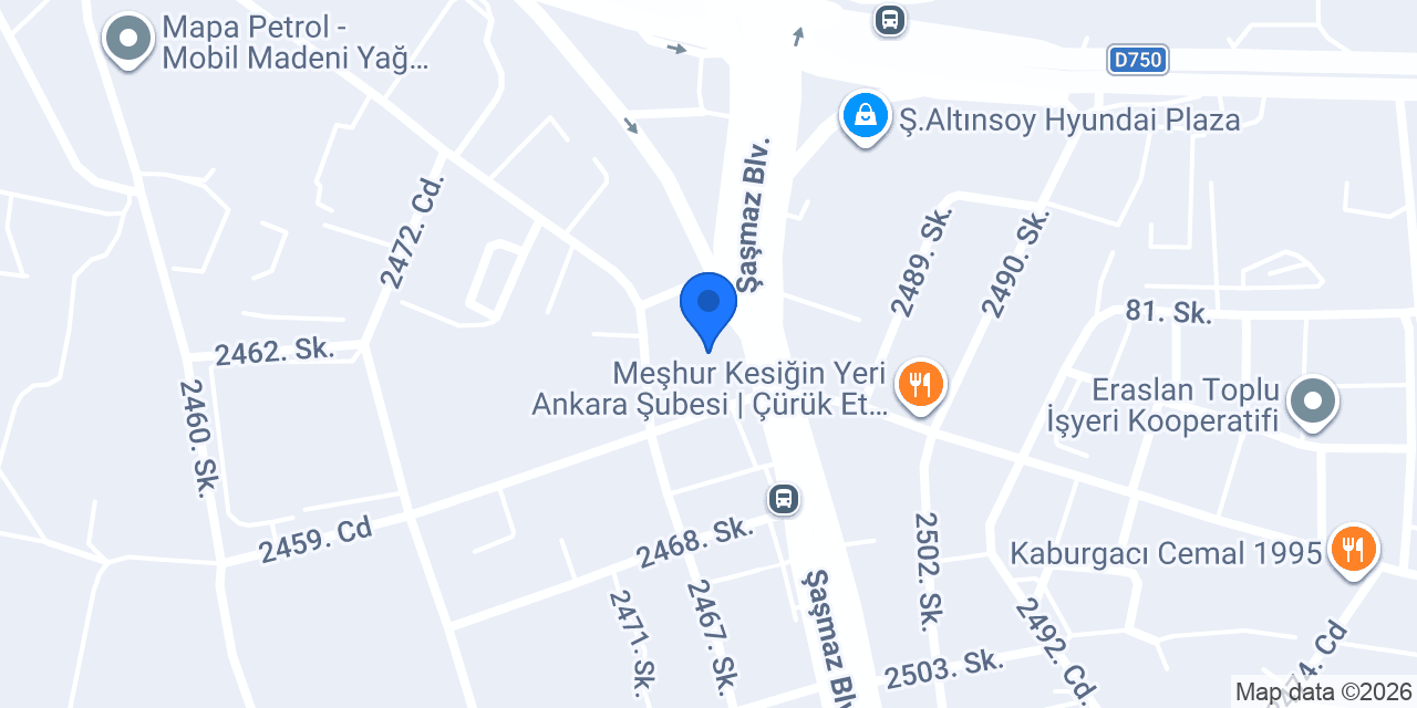 demirbaş otomotiv konumu