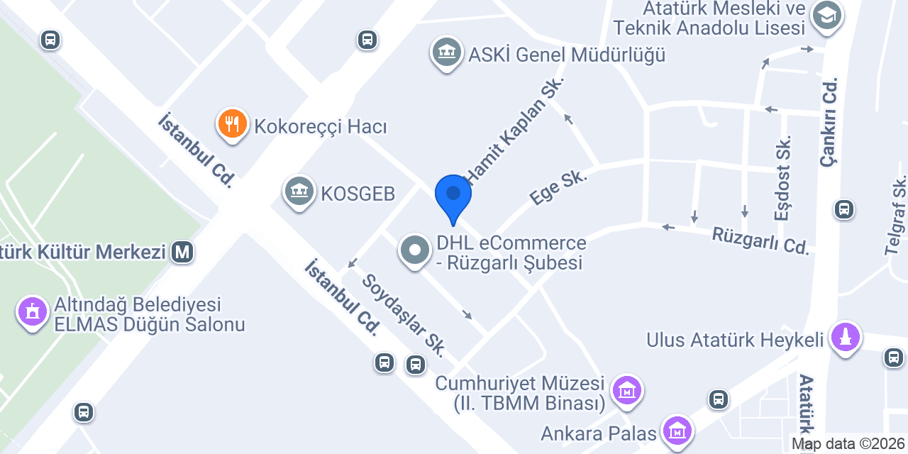 Mevlana Grup Yapı Malzemeleri konumu