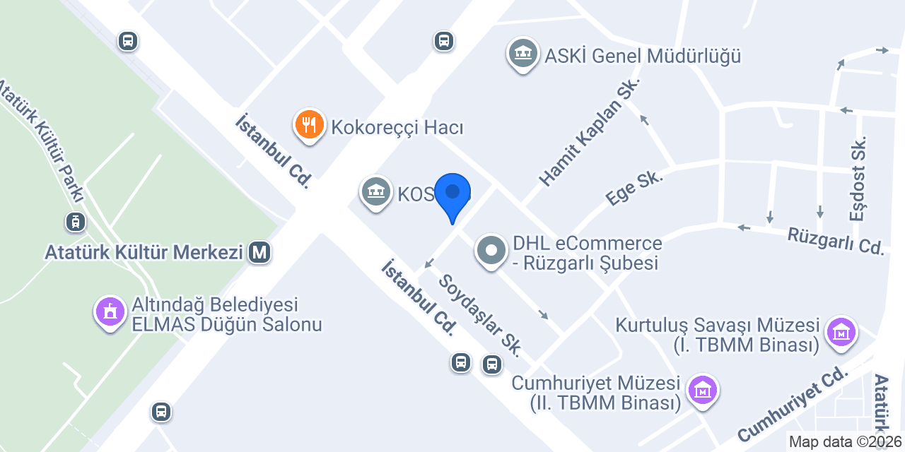 DASER MÜHENDİSLİK konumu