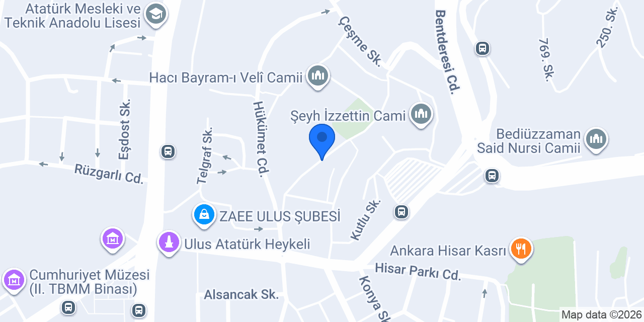 Şahin Kitabevi-(HAT-TEZHİP-EBRU MALZEMELERİ) konumu
