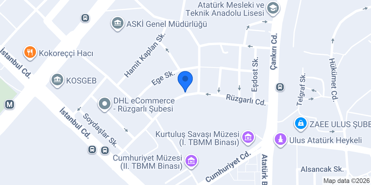ANKARA ANAHTAR konumu