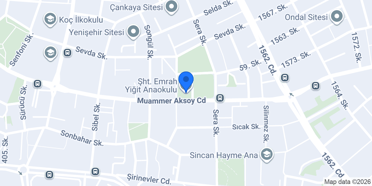 Şht. Emrah Yiğit Anaokulu konumu