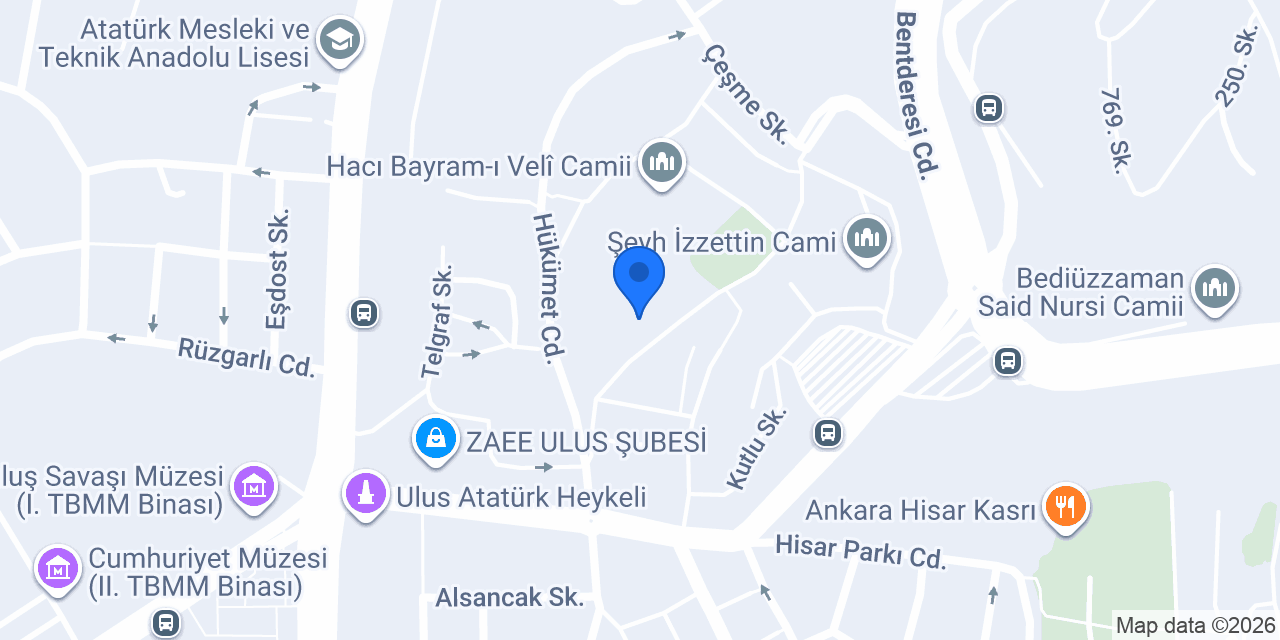 Ocak Kitabevi konumu