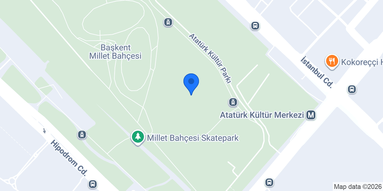 Atatürk Kültür Merkezi konumu