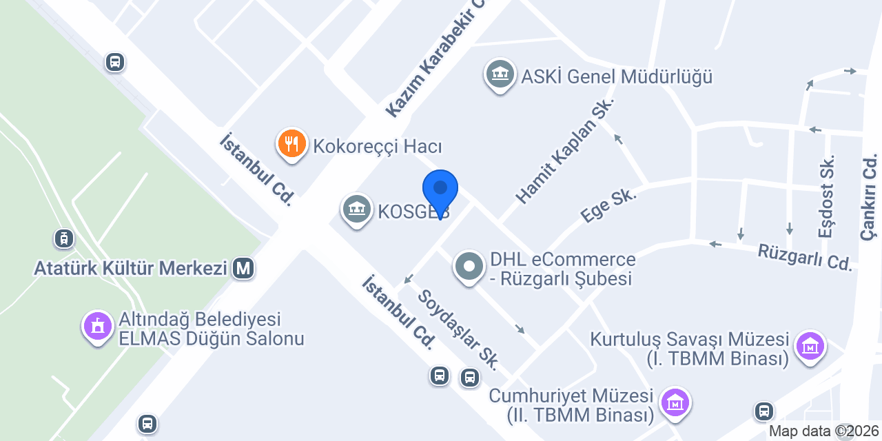 Güven Otomasyon konumu
