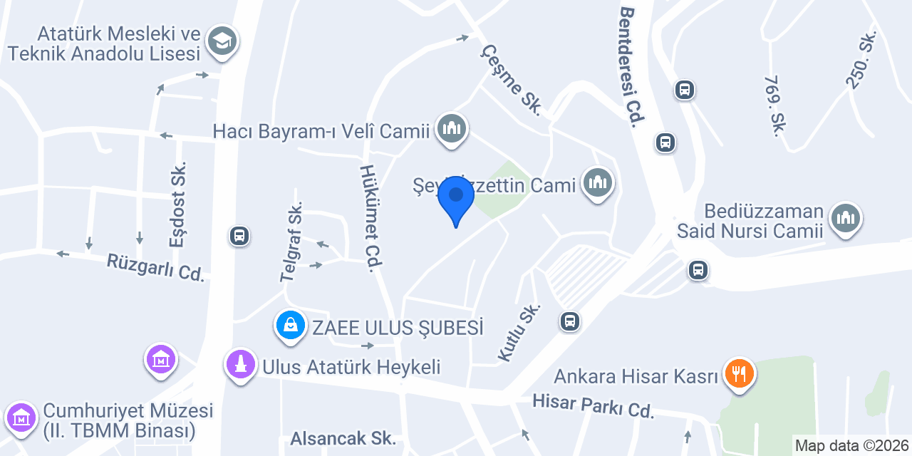 Pilavoğlu Esans Merkez konumu