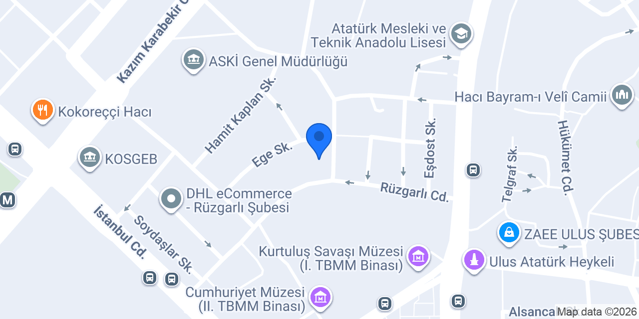 Işıklar Mekanik Tesisat Yapı Malzemeleri konumu