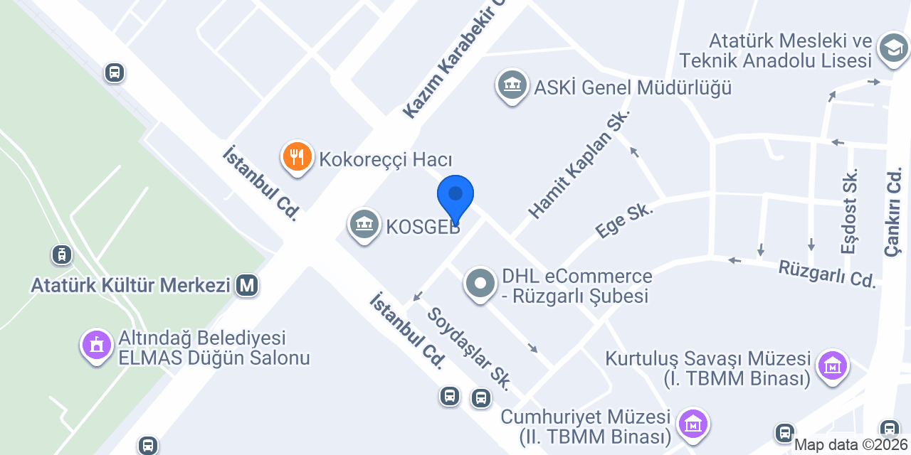 BAŞKENT ANKARA LED TABELA konumu