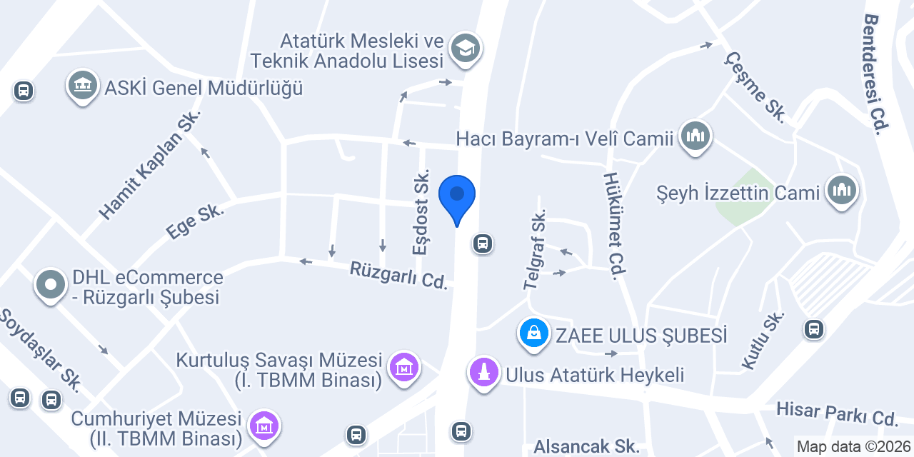 Yenişehir Otel konumu