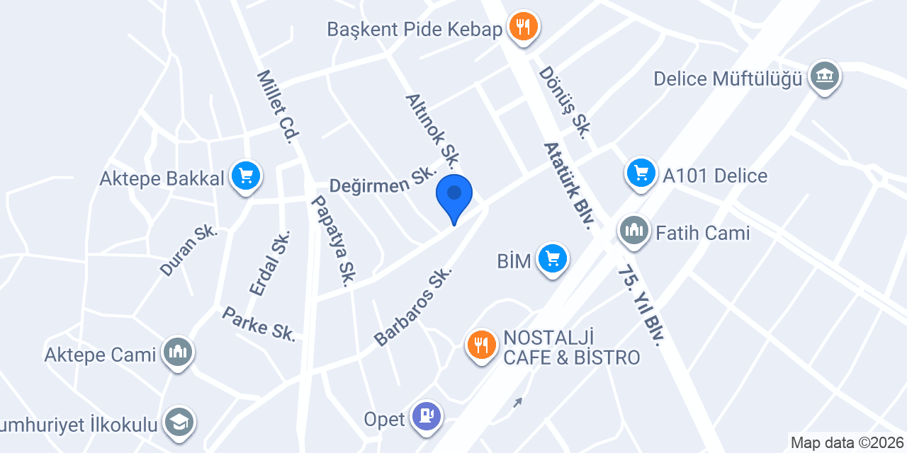 Delice Halk Eğitim Merkezi konumu