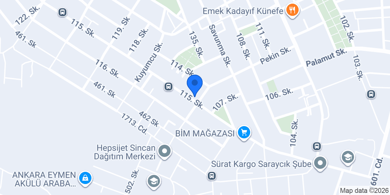 TKN Mekanik Doğalgaz konumu