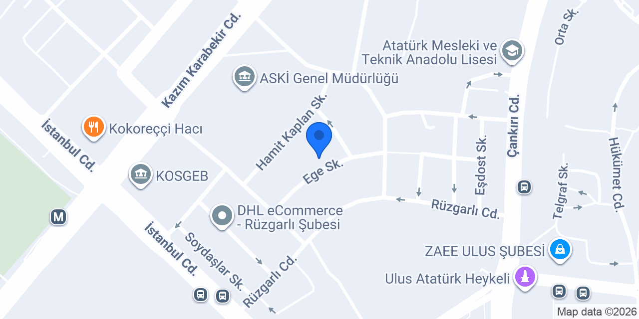 Enkay Doğalgaz konumu