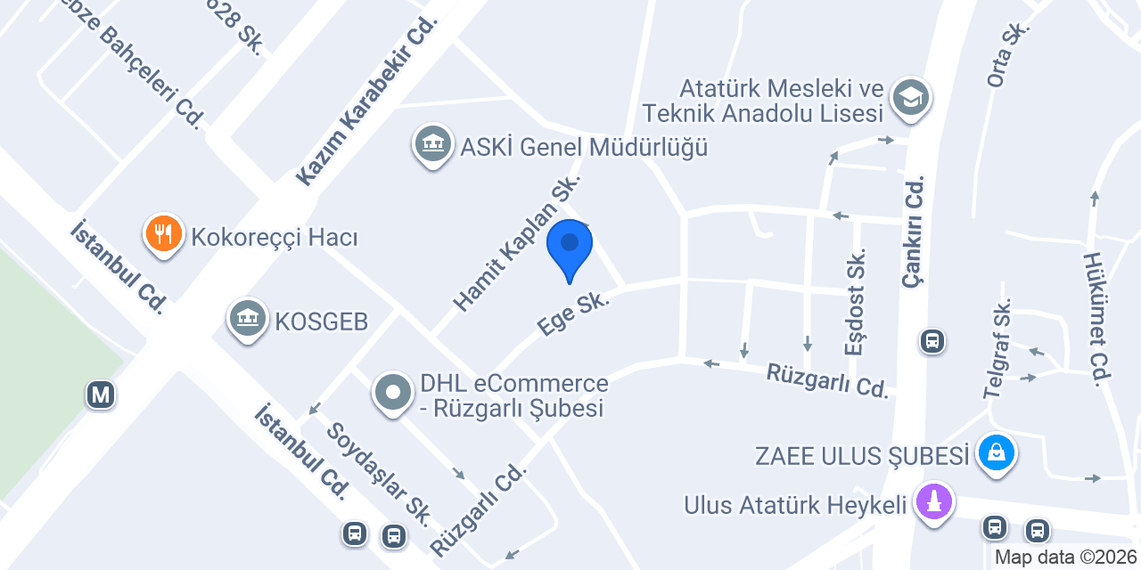 Baniolüx konumu