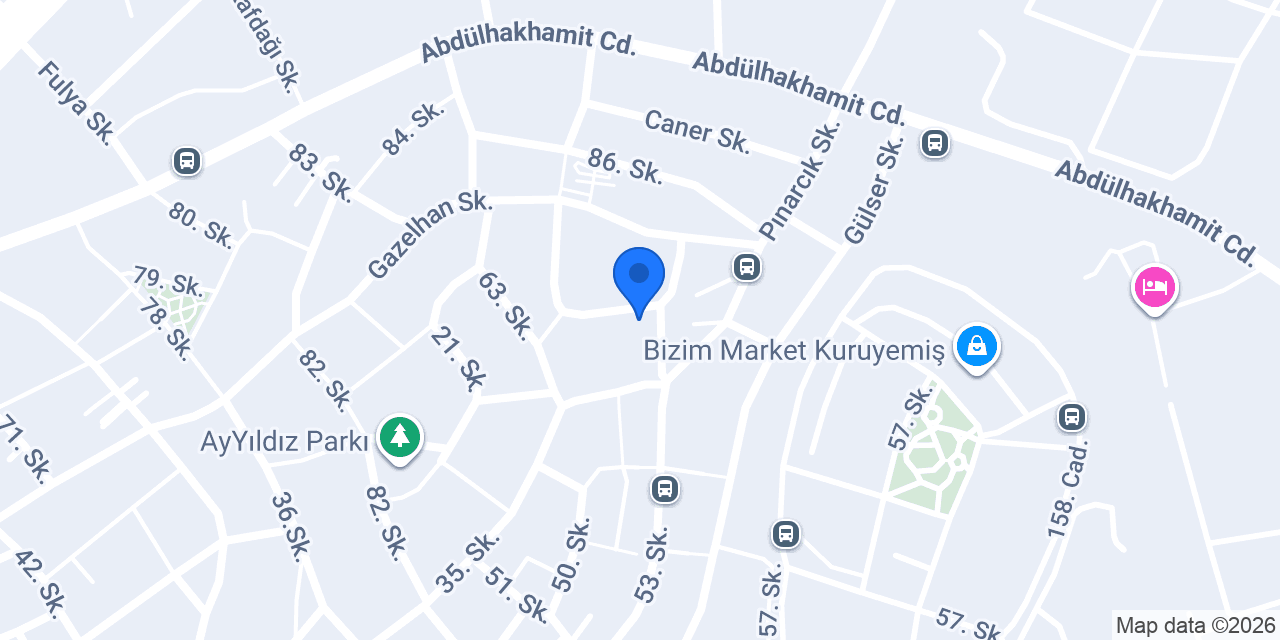 MRT Bina ve Site Yönetimi konumu
