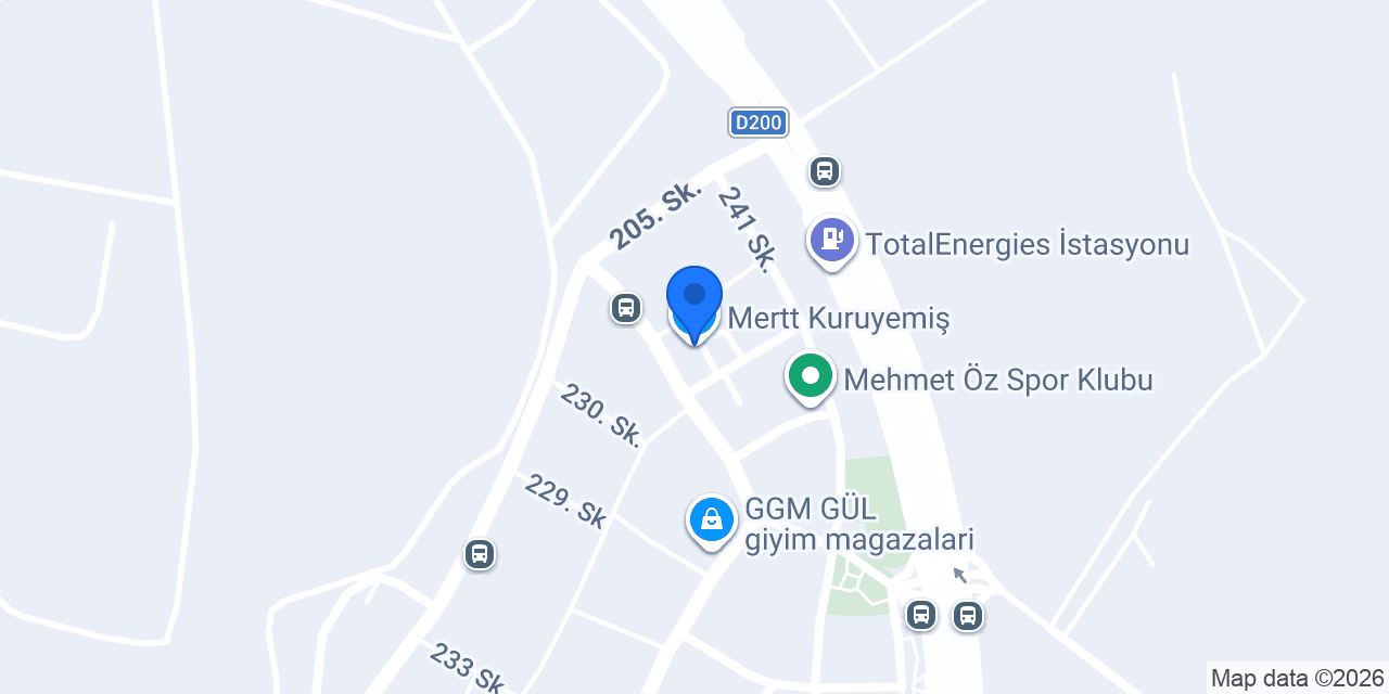 Mertt Kuruyemiş konumu