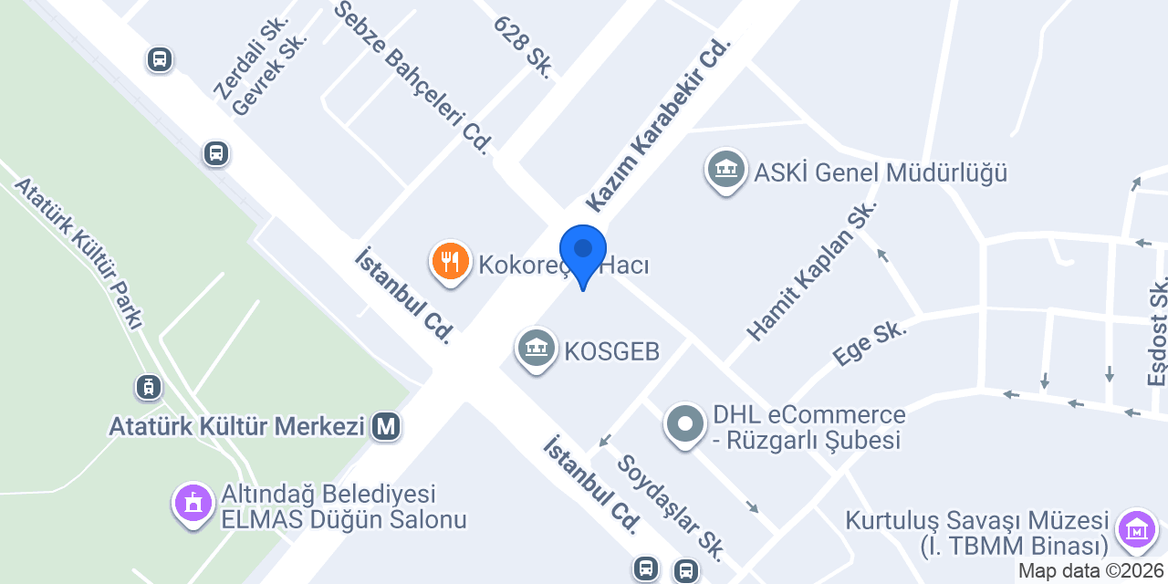 Cansoy Matbaa konumu
