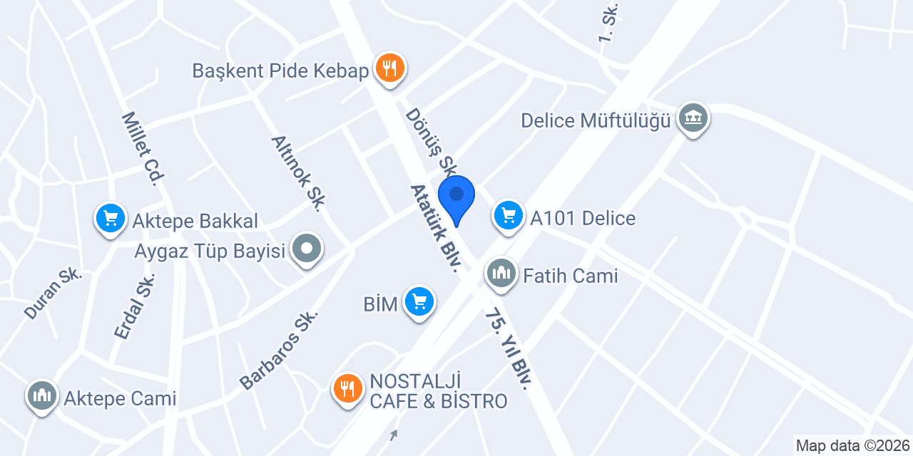 Delice Eczanesi konumu
