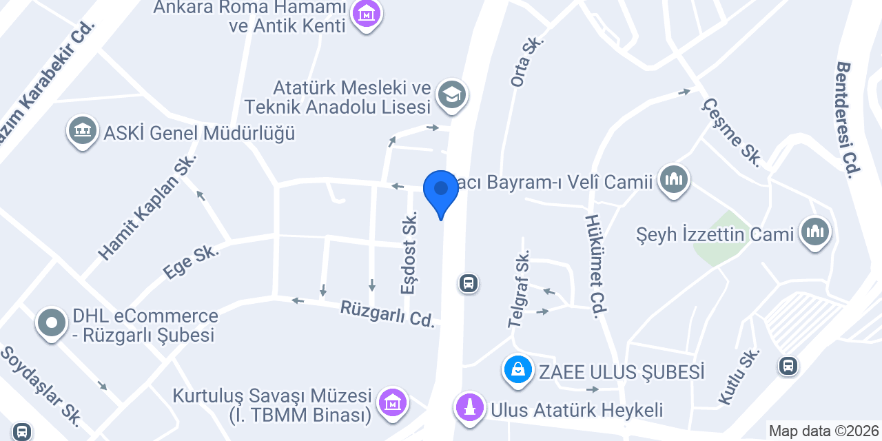 Yeni Bahar Oteli konumu
