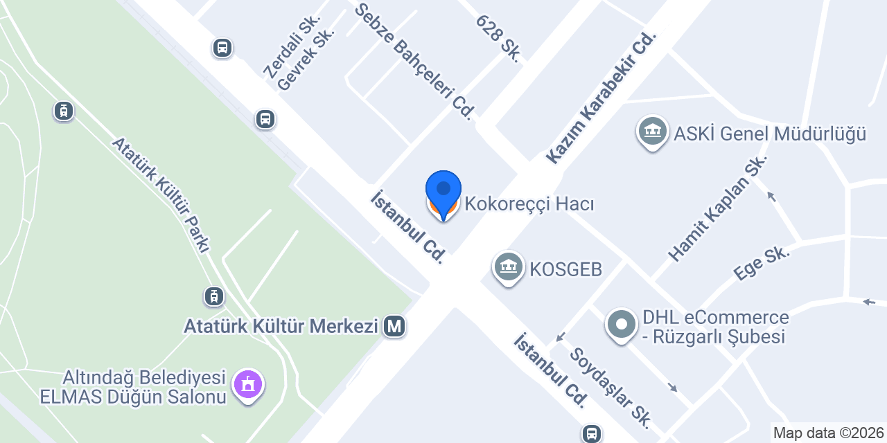 Kokoreççi Hacı konumu