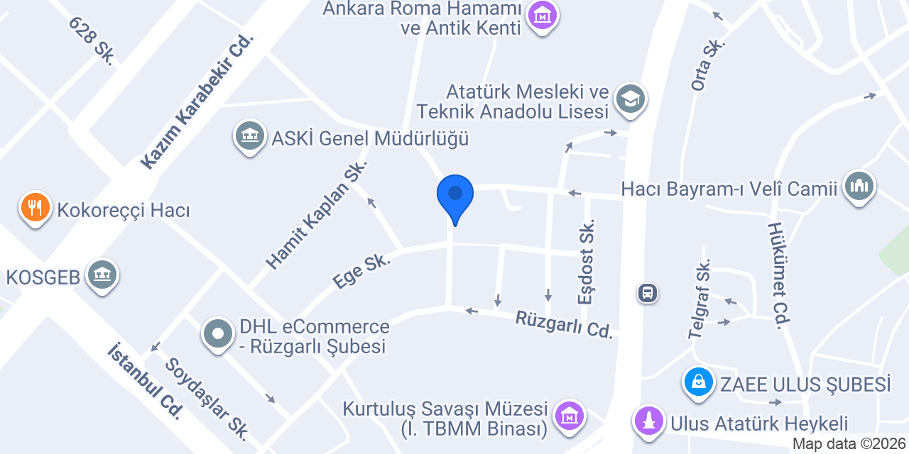 Yeşilkaya Hırdavat konumu